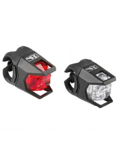 M-Wave LED Belysningsset Mini Fram och Bakdiod