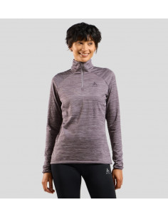 Odlo Tröja Run Easy Half Zip Mid Layer LS Dam