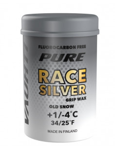 Vauhti Pure Grip Race Old Snow Silver +1/-4 45g