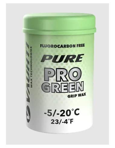 Vauhti Valla Pure Grip Pro Grön -5/-20 45g