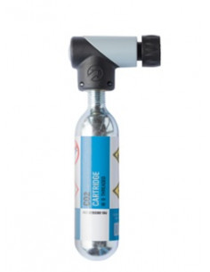 PRO Pump Micro CO2 Inflator Racer/Bilventil Aluminium/Plast