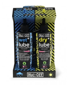 Muc-Off Olja Dry & Wet LubeTwin Pack