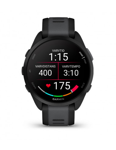 Garmin Smartklocka Forerunner 165 Svart/Grå