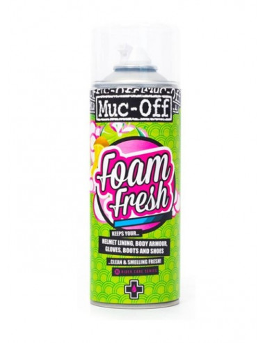 MUC-OFF Rengöring För Hjälmar Skor Skydd Foam Fresh Cleaner 400ml