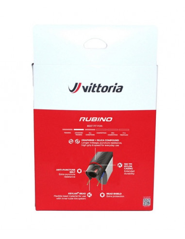 Vittoria Däck Däck Rubino V 2-Pack Inklusive Slang