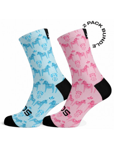 Sox Strumpor Superkids Dalahäst 2-Pack