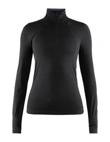 Craft | Fuseknit Comfort Zip Women, Svart |
