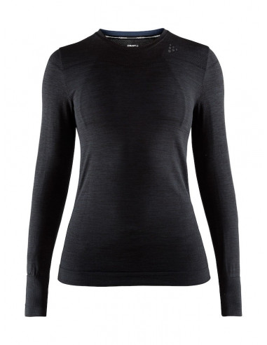 Craft | Fuseknit Comfort RN LS W Svart |