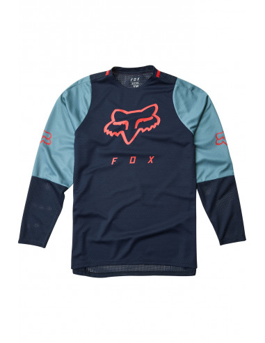Fox | Youth Defend LS Jersey, Navy |