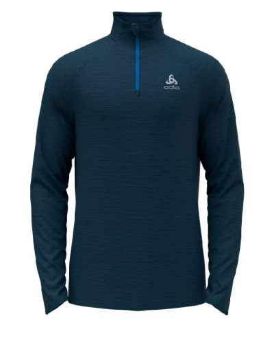 Odlo Tröja Run Easy Half Zip Mid Layer LS Herr