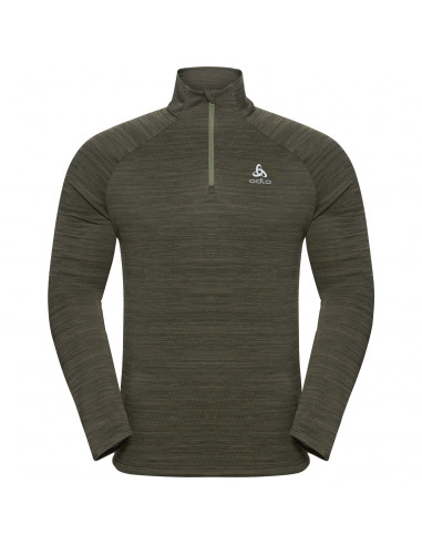 Odlo Tröja Run Easy Half Zip Mid Layer LS Herr