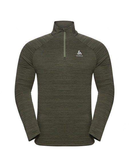 Odlo Tröja Run Easy Half Zip Mid Layer LS Herr