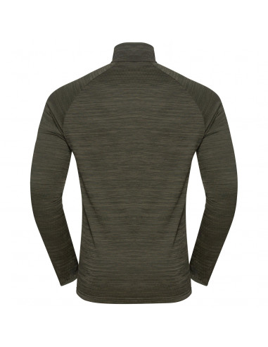 Odlo Tröja Run Easy Half Zip Mid Layer LS Herr